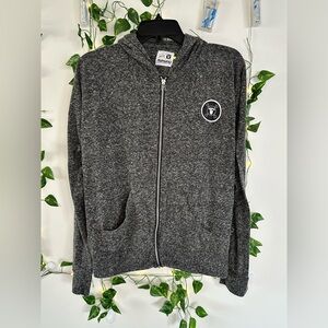 Nununu Charcoal Zip-Up Hoodie